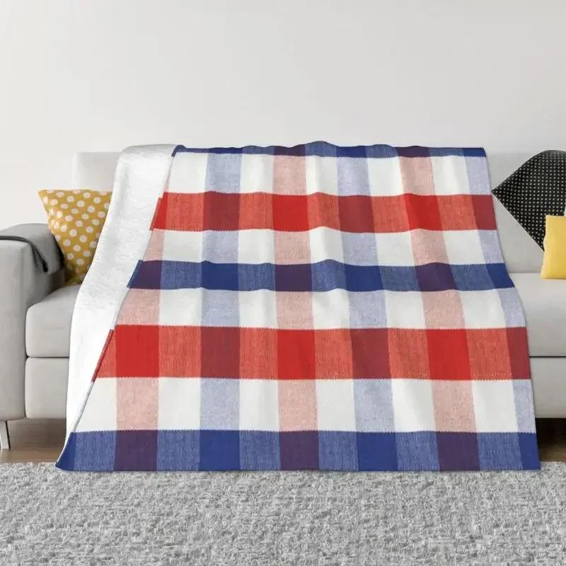 Schottischer Tartan Ein Kariertes Plaid-Webmuster Decke Fleece Flanell Kariert Bauernhaus Büffel Überwurfdecken Tagesdecke