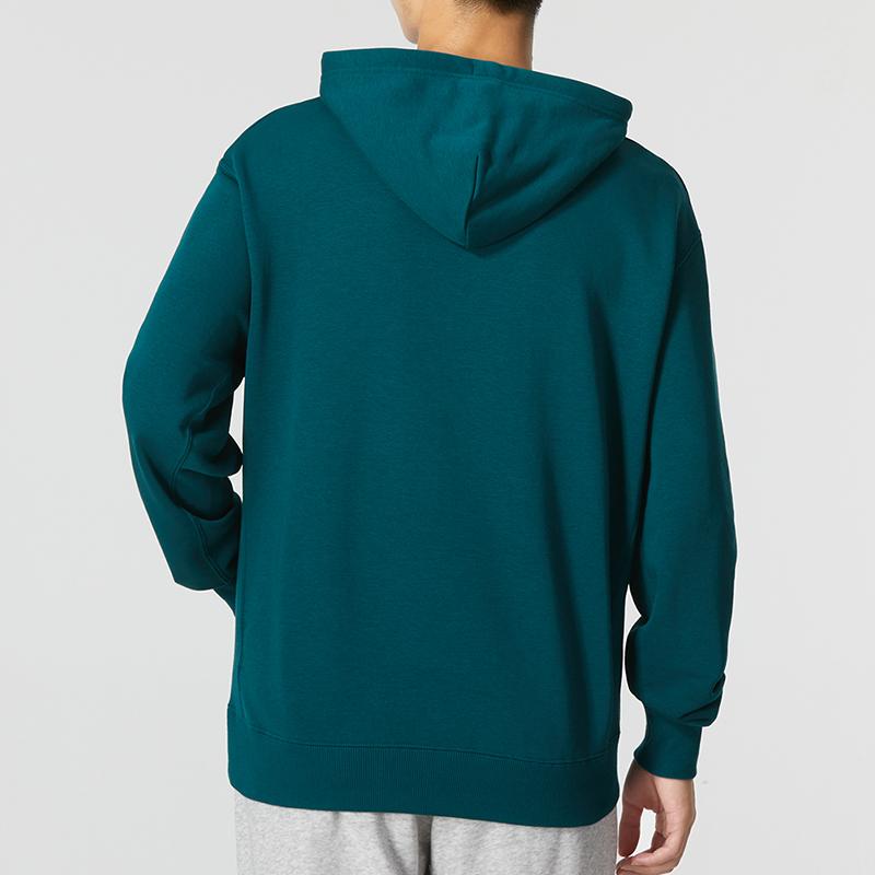 Puma Casual Solid Color Sport Hoodie Long Sleeve Men Tops Peacock-Green 537849-24