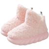 Home Bootie for Women and Men Furry Slippers Warm Cozy Snow Boots with Fuzzy Plush Lined Unisex Winter Non Slip House Shoes Indoor Outdoor Short Boots