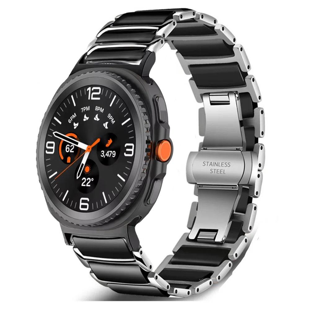 Ceramic+Metal Strap For Samsung Galaxy Watch Ultra 2026 47mm Replacement Watchband For Galaxy Watch 8 44mm 40mm 8 Classic 46mm
