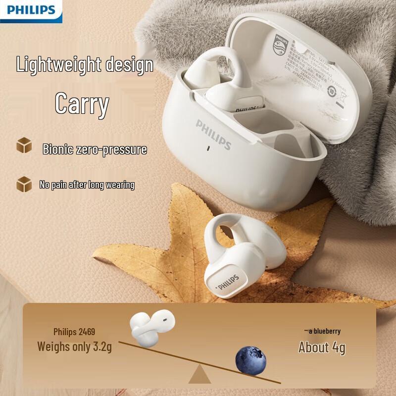 Philips TAT2469 Open-Ear Sport Bluetooth Headphones