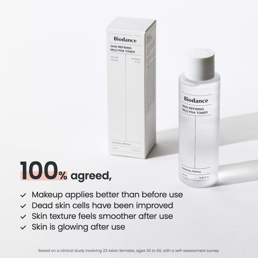 Biodance Mild Pha Toner 8  Pha Gentle Exfoliation 5.07 Oz