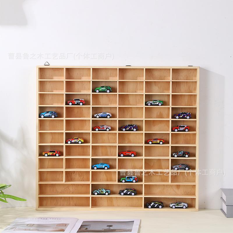 Wall Mounted Toy Car Display Shelf Organizer For Miniature Figures Collectibles Diecast Model Cars Countertop Showcase Storage