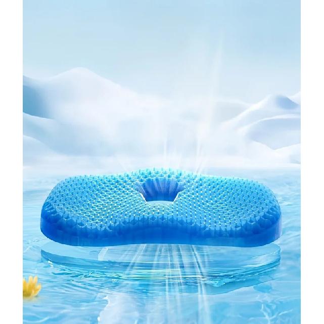 Gel U-shaped Seat Cushion,for Long Sitting Comfortable Soft Gel Seat Cushion,Multifunctional Ergonomic Fit Chair Cushion