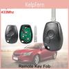 2 Smart 433mhz Keyless Buttons Remote Car Key Fob With 4d67 Chip Fit For Renault Trafic Sandero Logan Symbol Dacia Duster Logan Sandero 2012 2016