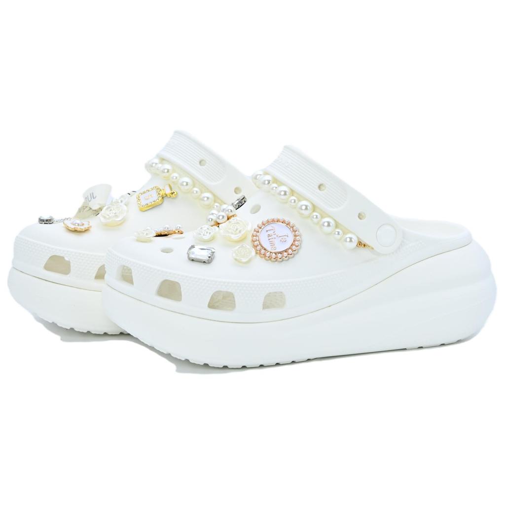 Crocs Crush Clog EVA Clogs Unisex White