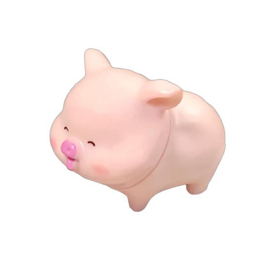 Mini Pig Figurines Cartoon Toy Cute Toppers for Home Piglet Cake Miniature Pig Office Desk Birthday