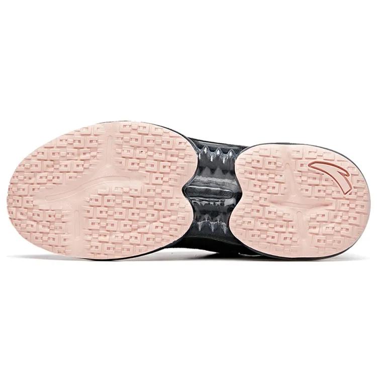 Anta Full Length Air Cushion Low top Running Shoes Women's Black Pink (Unisex) Running Shoes 922035505 4