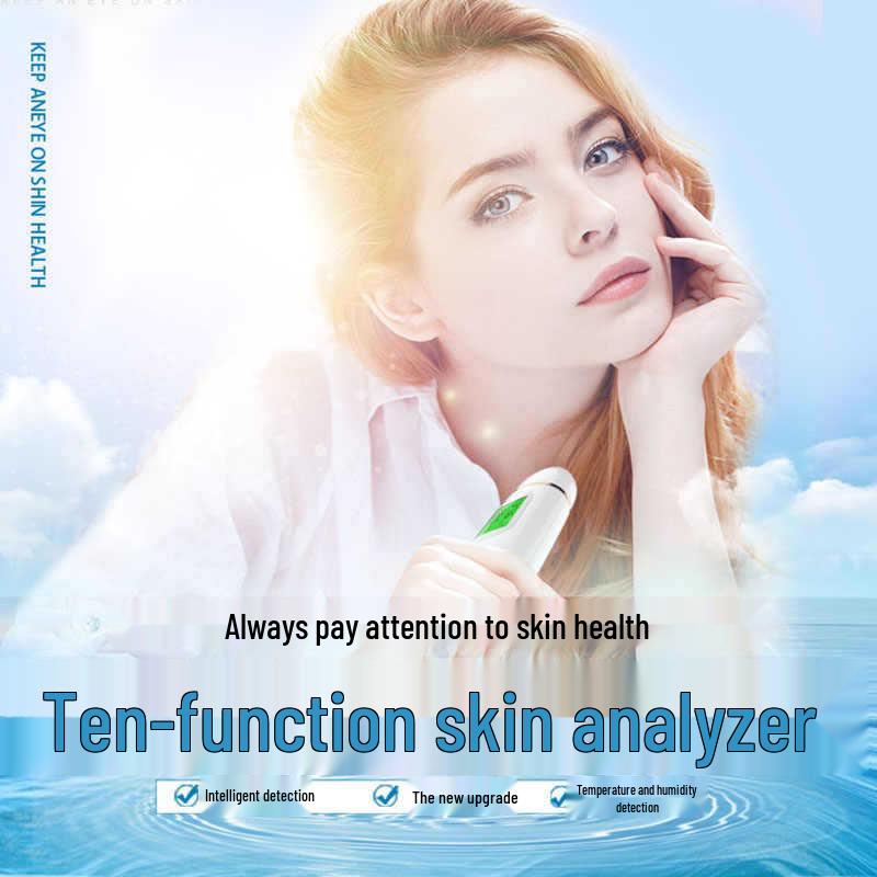 Smart Facial Hydration & Oil Analyzer Pen with Fluorescence Detection