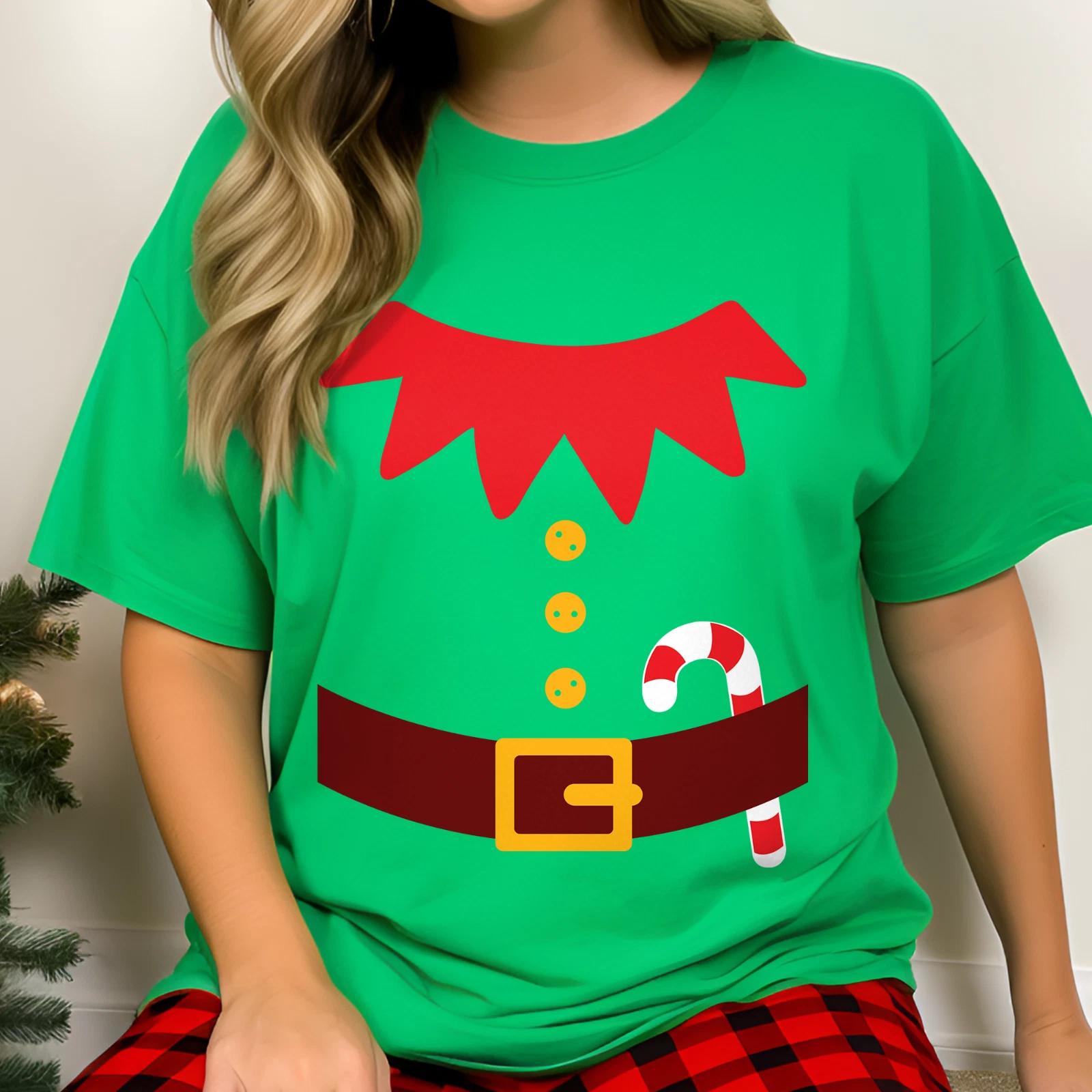 Elf costume shirt, Christmas party Tee, Elf Suit, Funny Christmas Shirt S