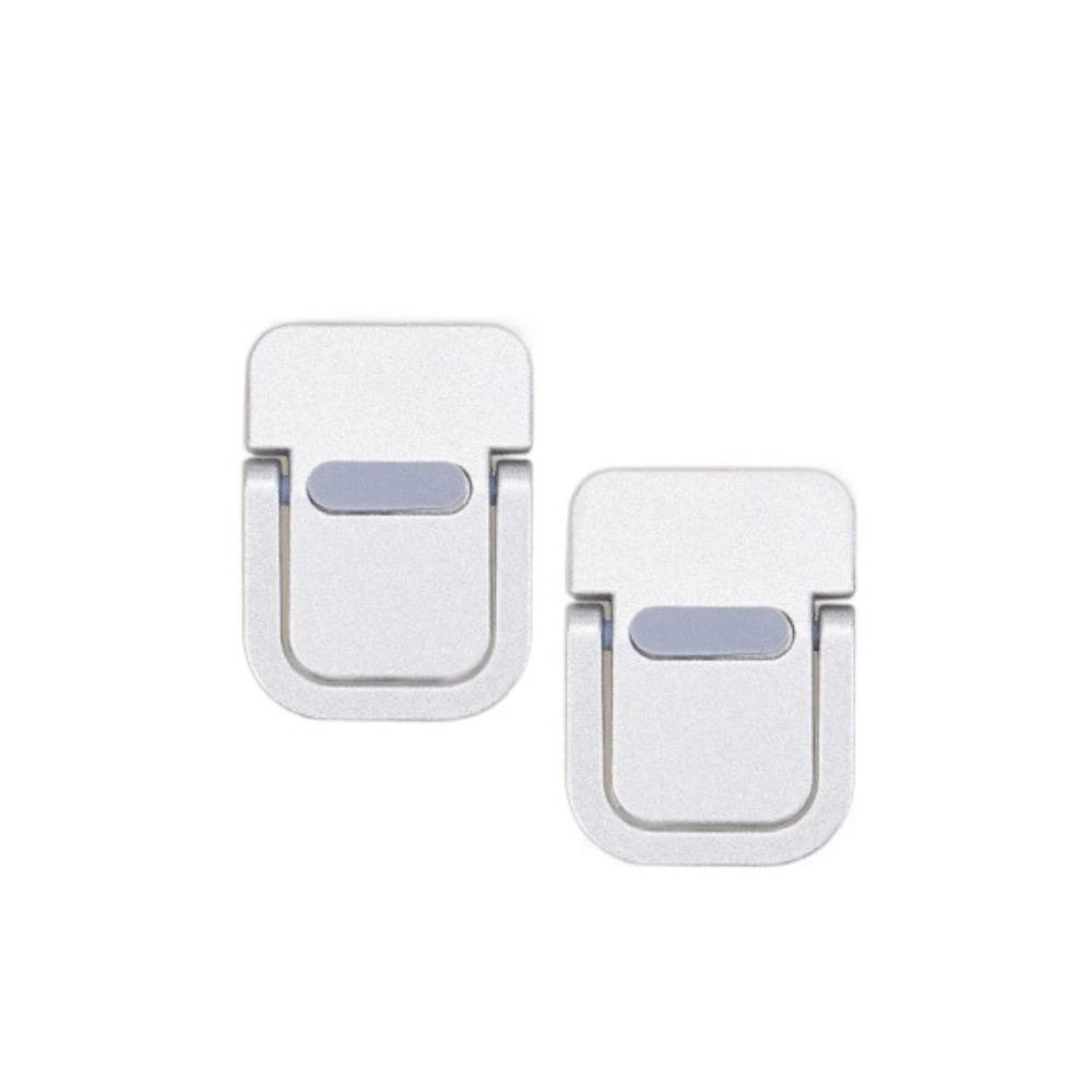 1 pair Heat Dissipation Rack Portable Keyboard Riser Self-Adhesive Foldable Computer Keyboard Holder Portable Mini