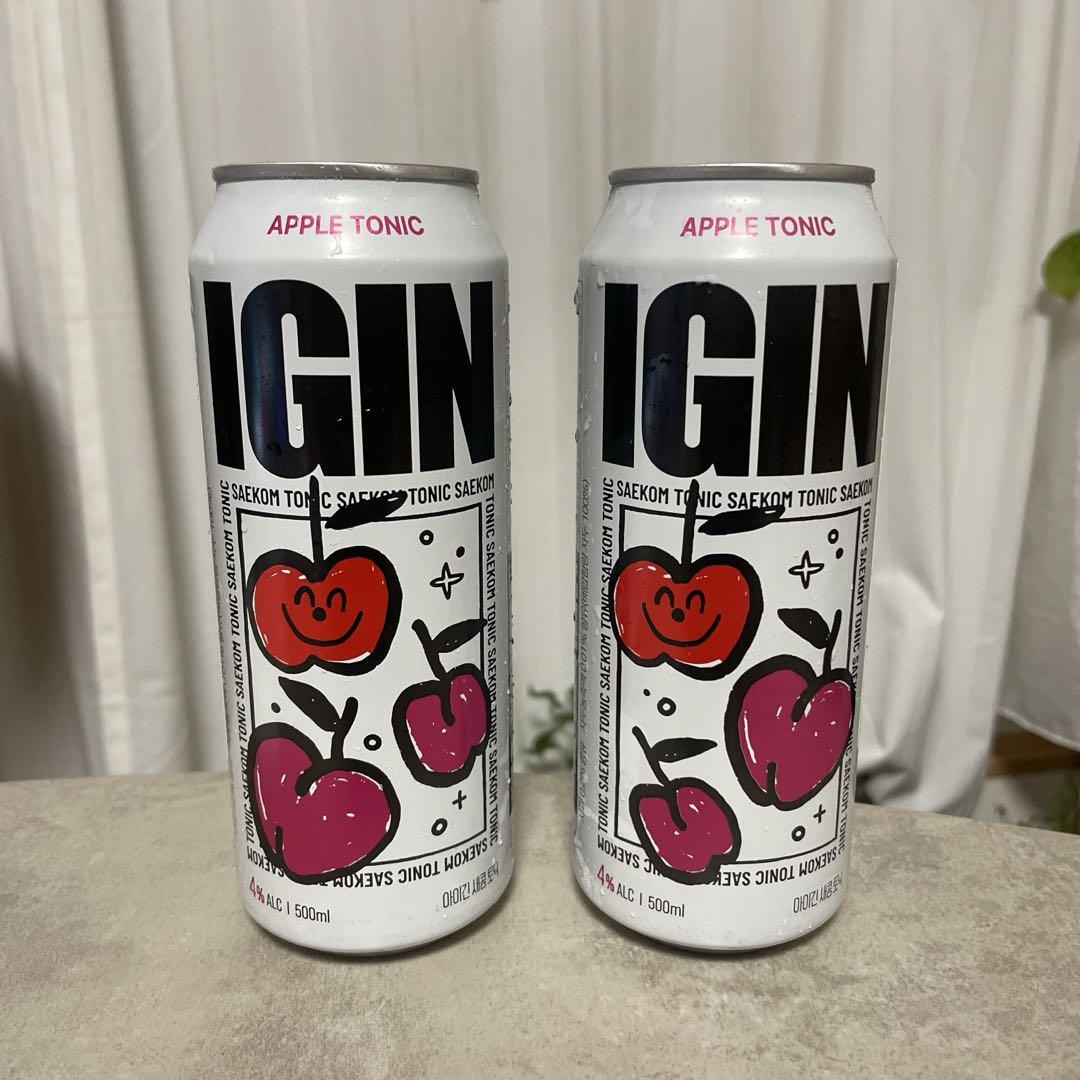 

[USED] BTS Jin IGIN APPLE TONIC Plum (2 bottles) Lawson Exclusive