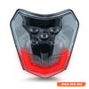 Powerzone For KTM EXC XCW SX MX Motorcycle Dirt Bike Headlights LED Universal Supermoto Enduro Head Light Headlamp