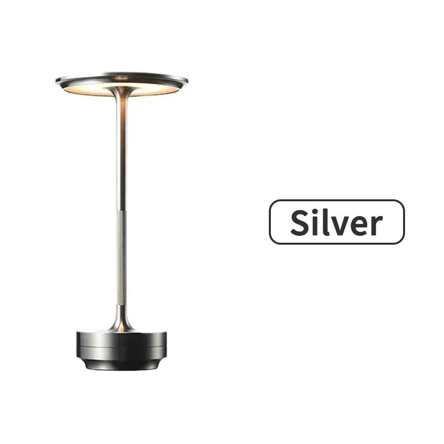 

Перезаряжаемая беспроводная настольная лампа для спальни, перезаряжаемая, сенсорная лампа, походная свеча, креативная, USB-C, настольная лампа changeable