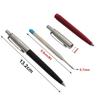 Metal Ballpoint Pen Business Signature Pen Metal Housing 1.0mm Press Style Pens School Office Ball Pen Gift Blue and Black Ink