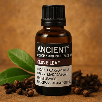 Clove Leaf Essential Oil Steam Distilled 50ml