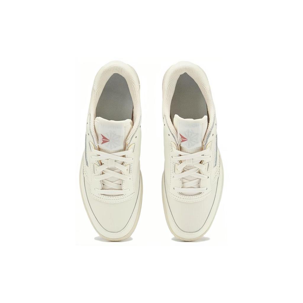 Reebok Club C 85 Vintage Comfortable Versatile Low-Top Sneakers Unisex Sneakers Off-White 100032996