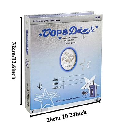 Shiny Silver Photocard Album with 180 Pockets Retro Y2k Style Photo Binder 3 Inch Kpop Idol Small Card Collection Book 2025 New