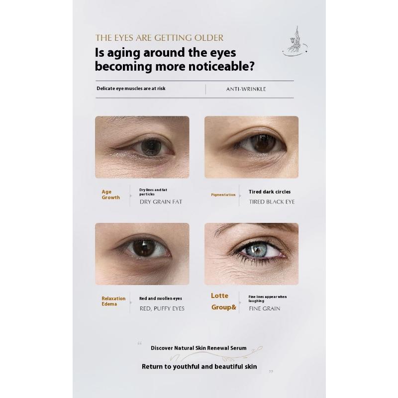 Omlazení pleti Krém na oči proti vráskám Desalinace Oční váčky Proti vráskám Zpevňující Oční