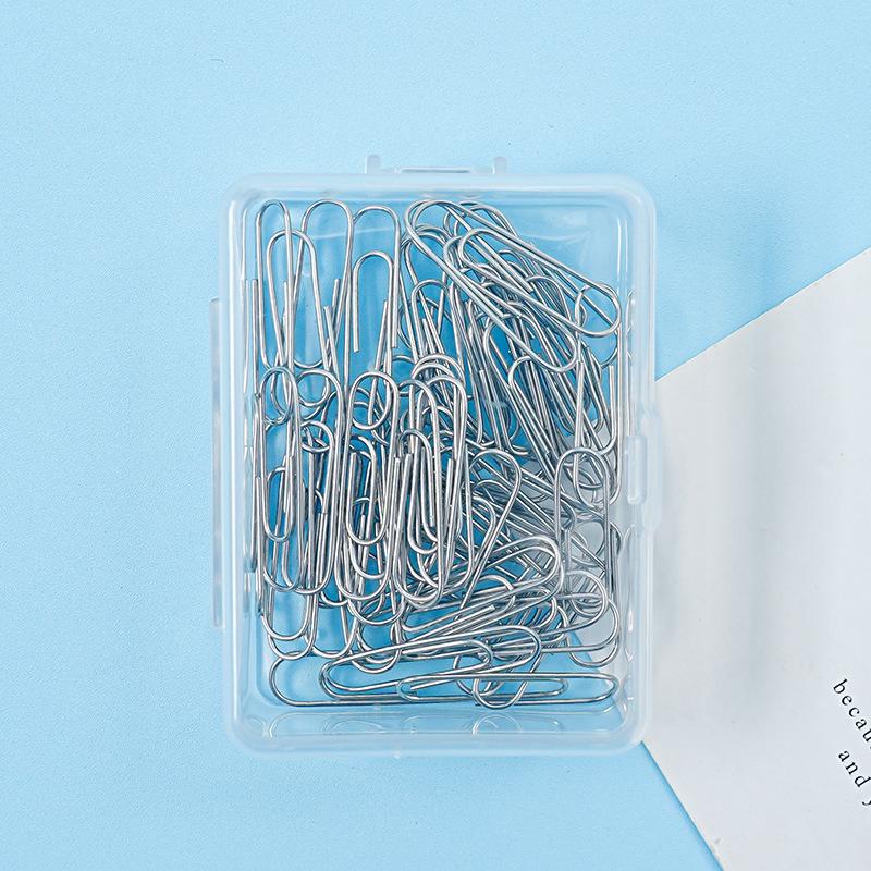 28mm Paperclip Creative Paper Clip Macaron-colored Metal Binding Financial Office Supplies