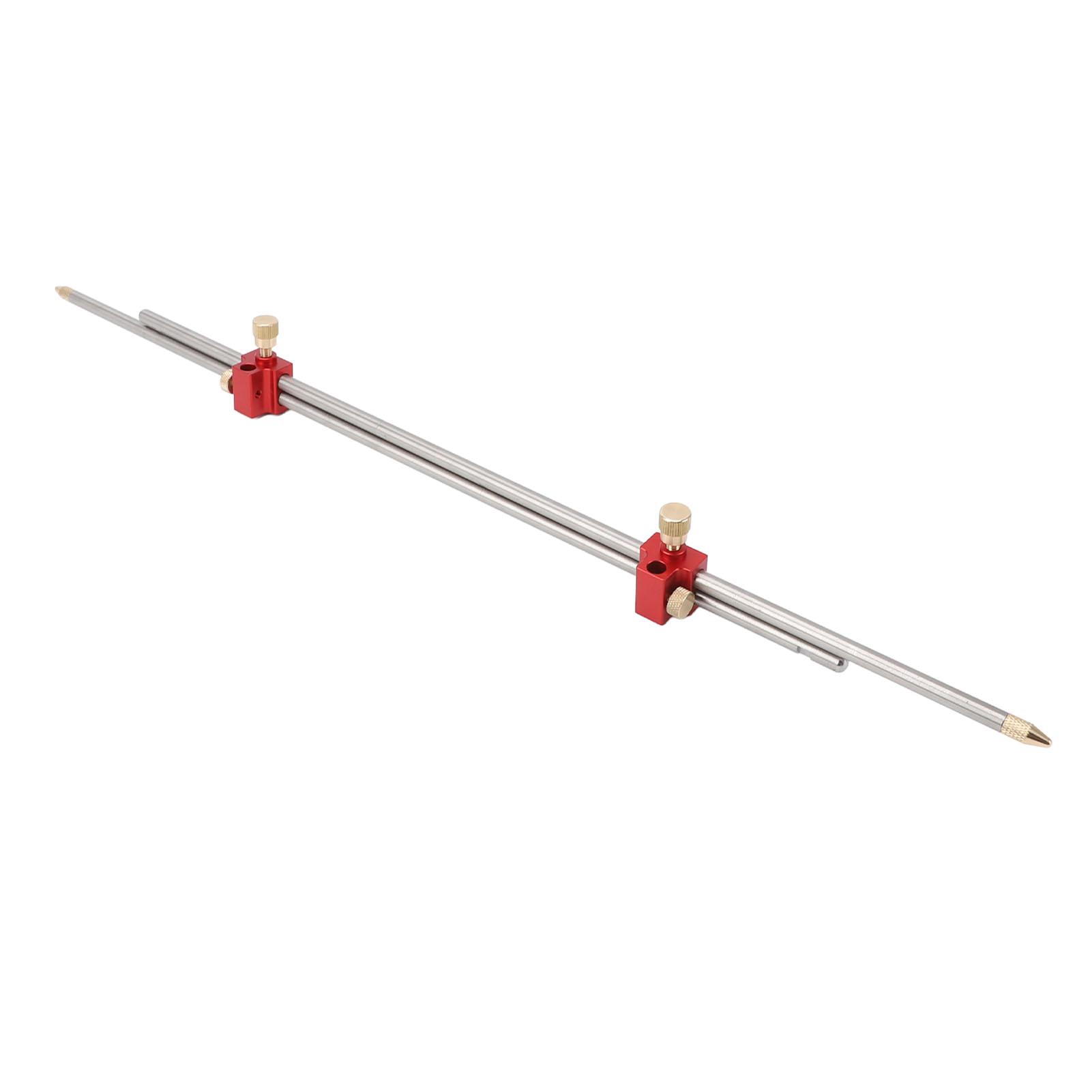 

3 in 1 Woodworking Modular Ruler Aluminum Alloy Woodworking Scriber Circular Drawing Tool for Inside Outside Angle