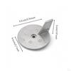 Outboard Anode Aftermarket Sacrificial Metallic-Finish for Boat Owners