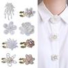 Alloy Pearl Button Cover DIY Accessories Shirt Button Box Flower Cufflinksble Decor  for Men Women
