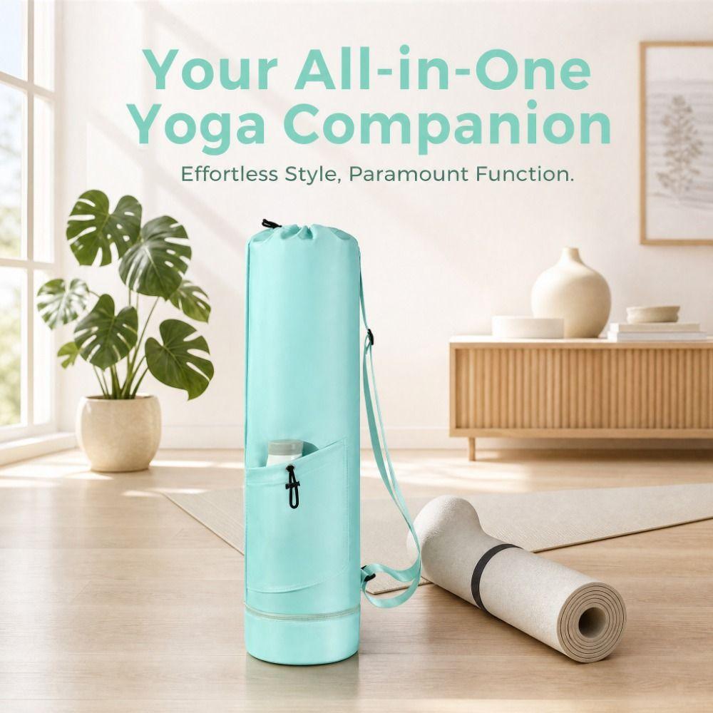 Adjustable Strap Fitness Mat Carrier Large Capacity Gym Yoga Bag Yoga Mat Storage Bag  Sports Yoga