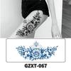 Waterproof Herbal Semi-Permanent Flower & Wings Sleeve Tattoo Sticker