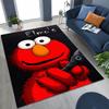 3D S-Sesam Cartoon Kunst Teppich für Schlafzimmer Wohnzimmer Sofa Zuhause Fußmatte Dekor,Große Kinder Spiel Rutschfeste Bodenmatte