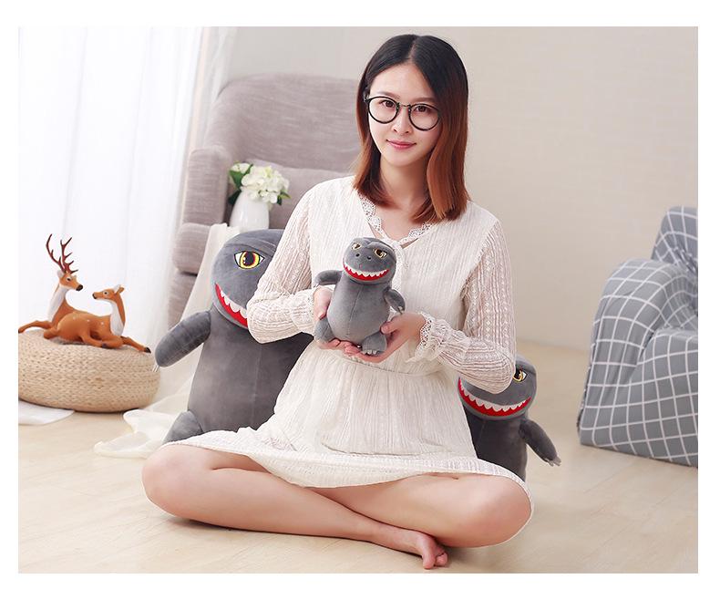 Q Version Godzilla Plush Toy: Cartoon Anime King of the Monsters Dinosaur Doll