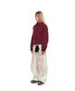 Aakam Check Pattern Hooded Jacket (Burgundy)