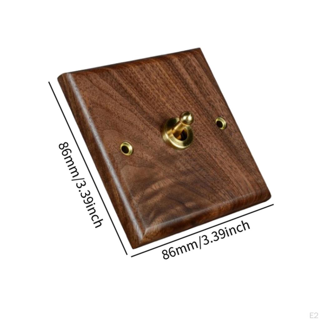 Placă, Semn de ieșire din lemn, design vintage, întrerupător cu pârghie din alamă, placă decorativă de perete pentru cafeneaua hotelului