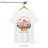 Grow In Grace T Shirt Spring Colors Flower Lover Vintage Streetwear Stretched Breathable Versatile Graphic Slightly