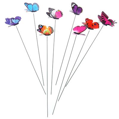 10 Stücke Schmetterlinge Garten Hof Pflanzer Bunte Outdoor Dekor Blumentöpfe Dekor