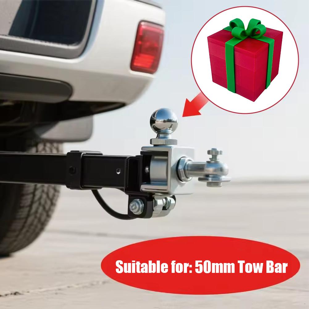 For 50mm Tow Bar Covers Christmas Topic Hat Cap Ornament Tow Bar Cap Universal Hitch Prop Covers For Protection Automobile A8I1