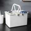 Portable Drainable Bath Basket Shower Basket for Dorm Bathroom Large Capacity Plastic Home Bathroom Storage Basket