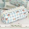 Cartoon Cute Puppy Pencil Case Canvas Large Capacity Stationery Bag Pen Bags School Supplies