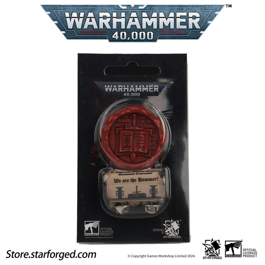 Starforged Star Casting Warhammer 40K Periferní pěst Impéria Vesmír Vlk Šedý Rytíř Pure Mark