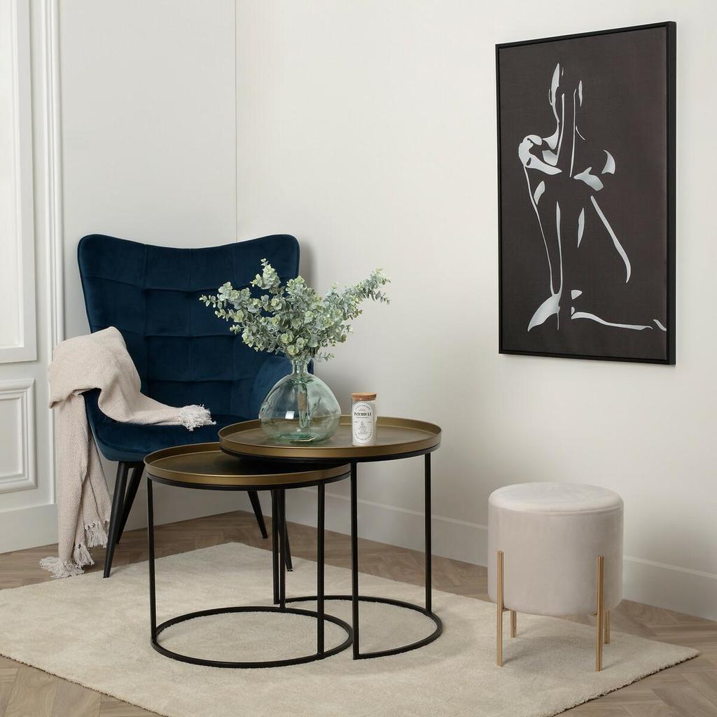 Recyc glass vase transparent 22cm