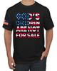 Gods Children Are Not For Sale American Flag Letters Men Graphic T- Shirt
