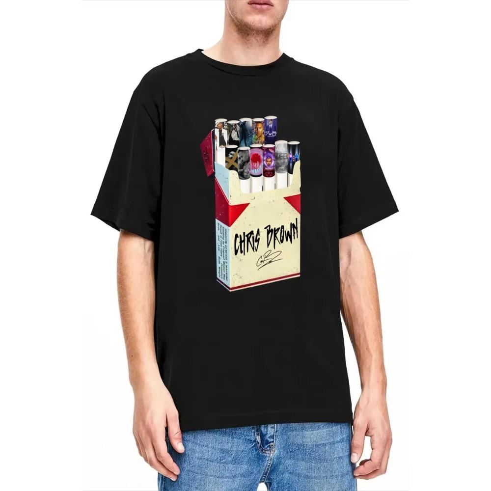 Summer Hot Sale 2026 Fashion Chris Brown Graphic T Shirt Unisex Casual Harajuku Hip Hop Punk Cotton T-shirt Short Sleeve Casual Clothing