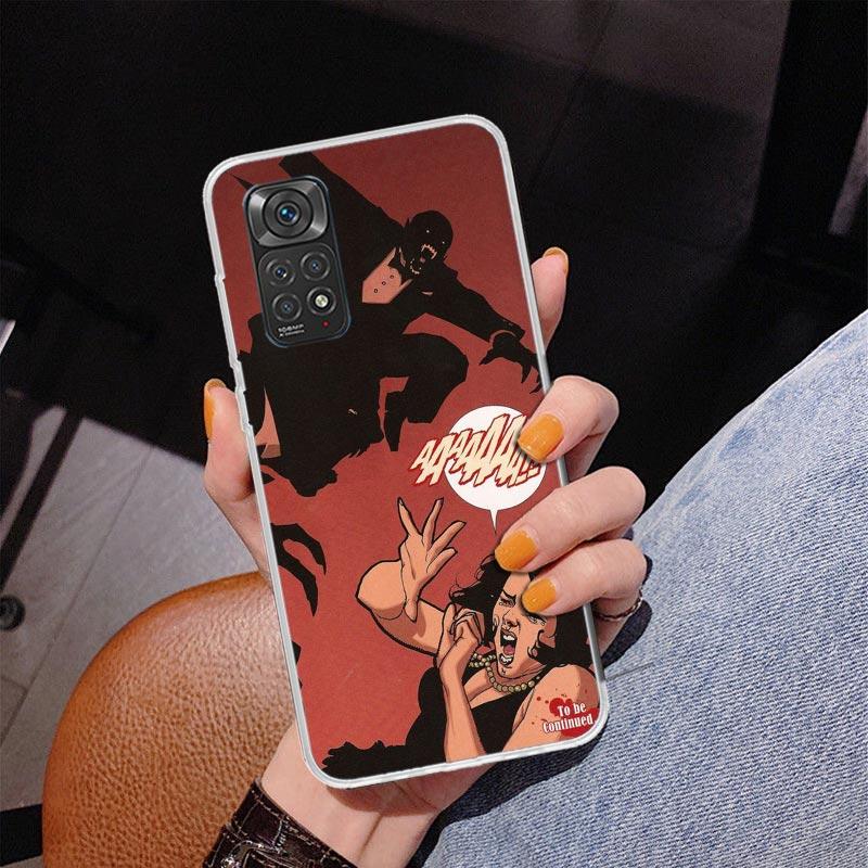 Gotische Vampir Scharlachrote Kunst Handyhülle Für Xiaomi Redmi Note 15 14 13 12S 12 11 Pro Plus 14S 11S 11E 10 10S 11T 5G Personalisierte C