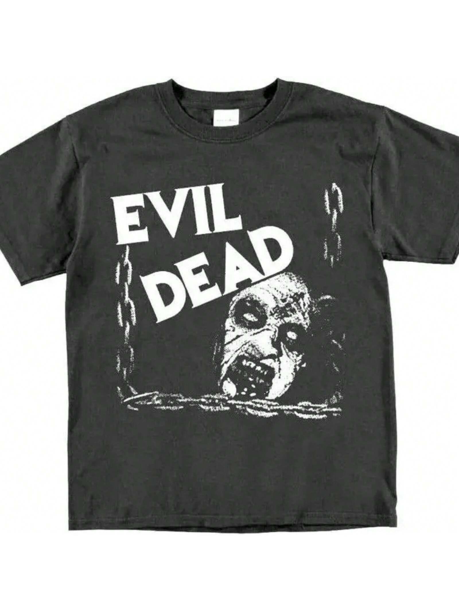 Horror Film T Shirt Vintage Halloween Graphic Goth Grunge Emo Punk S разноцветный
