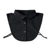 Fashion Detachable Fake Collar Round Collar Clothes Accessory Neckline Solid Color Shawl Wrap Women Girls
