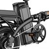 URLIFE F1L Adult Outdoor Folding E-Bike 48V7.5AH Battery 350W Motor City Electric Mountain Bicycle 14 Inch Off-Road Electric Bicycle