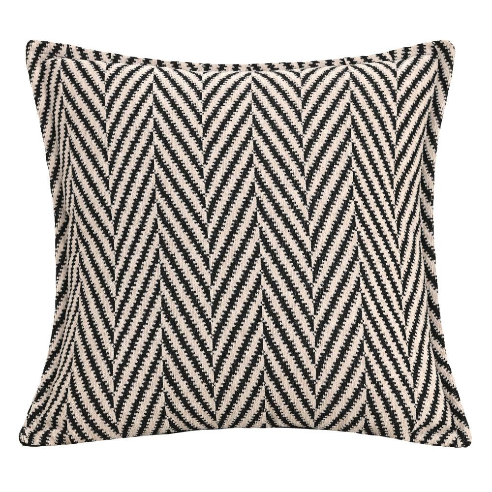 Retro Fischgräten Chenille Jacquard Kissenbezug Kissen Wohnzimmer Sofa Dekoration Kissenhülle Kopfteil Kissenbezüge