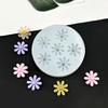 Silicone Craft Mold Collection 6 Flower Designs Rose Petal Pinecone Blossom Heat Safe Flexible For DIY Jewelry Creation