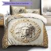 3D Biological Pattern Bedding Quilt Set Quilt Cover Pillowcase Home Decoration Birthday Gift (1 * duvet cover + 2 * pillowcase, without core)