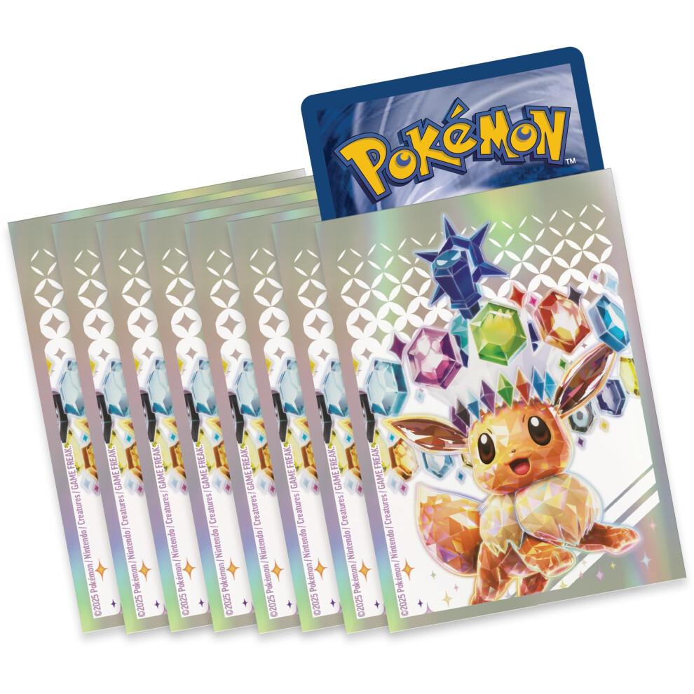 Pok?on TCG: Scarlet & Purple Elite Trainer Set - Prismatic Evolutions (1 Fully Illustrated Promo Card 9 Booster Packs & Premium Game Accessories)